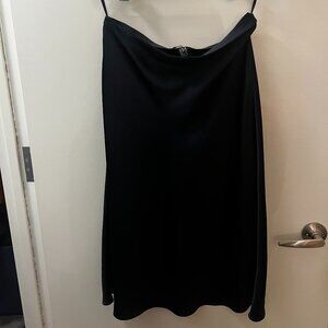 Ralph Lauren Satin Midi Skirt